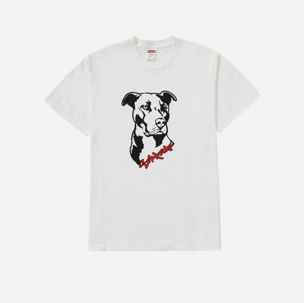 Supreme Pitbull Tee with stickers